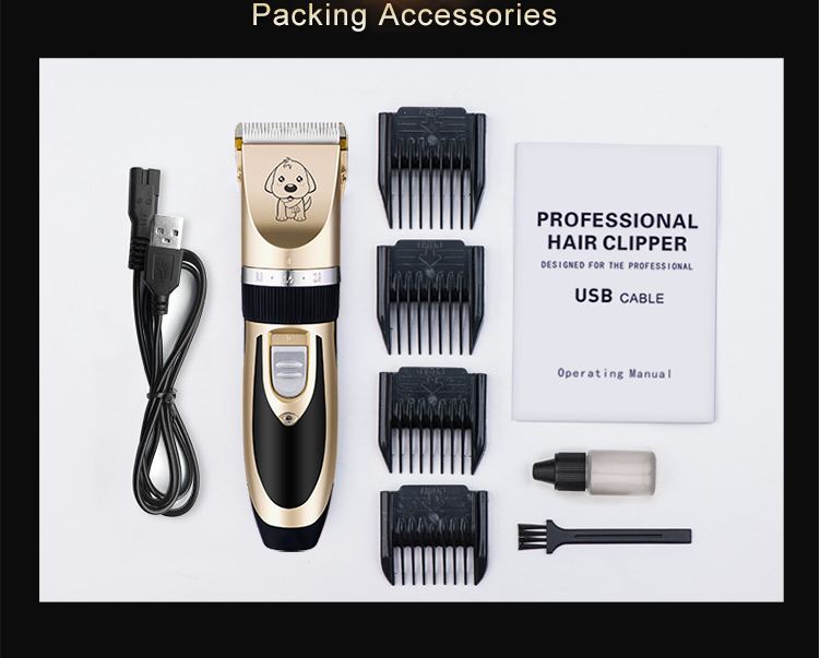Tosatrice per animali senza fili USB A60